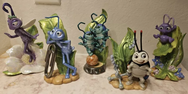 Disney's A Bugs Life (1998) Porcelain Ceramic Figurines Set of 5