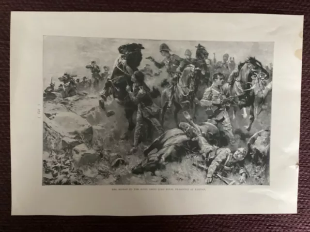 Mishap zu Schotten Grau bei Klippan, Bild, nach Pretoria, antik 1901