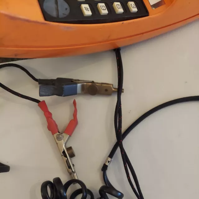 Metro Tel MT-911G Linemans Phone testing equipment with belt clip untested 3