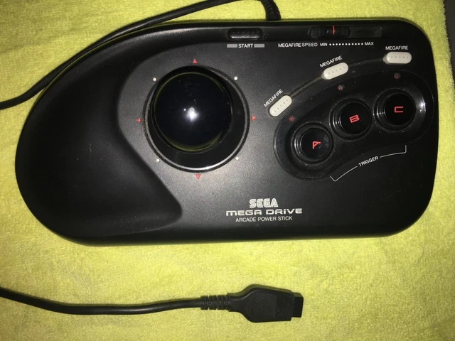 Joystick Sega Arcade Power Stick 1 Officiel Megadrive Pal Euro Mk-1655-50 Works!