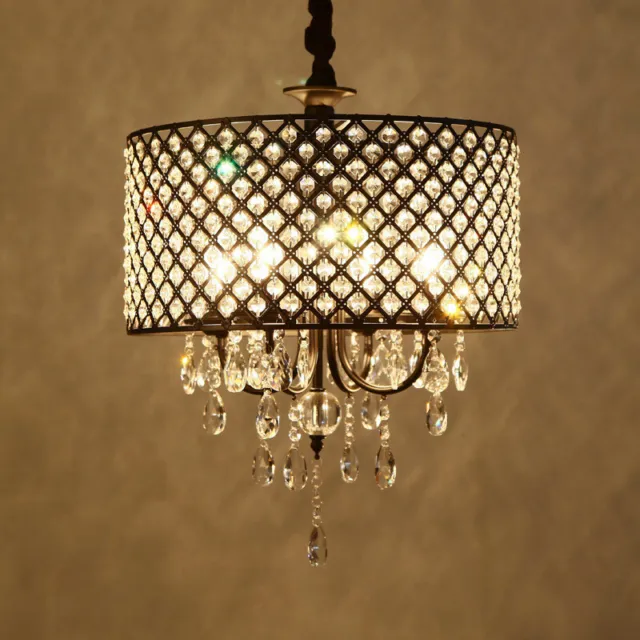Crystal Pendant Light LED Lamp Kitchen Chandelier Lighting Hotel Ceiling Lights