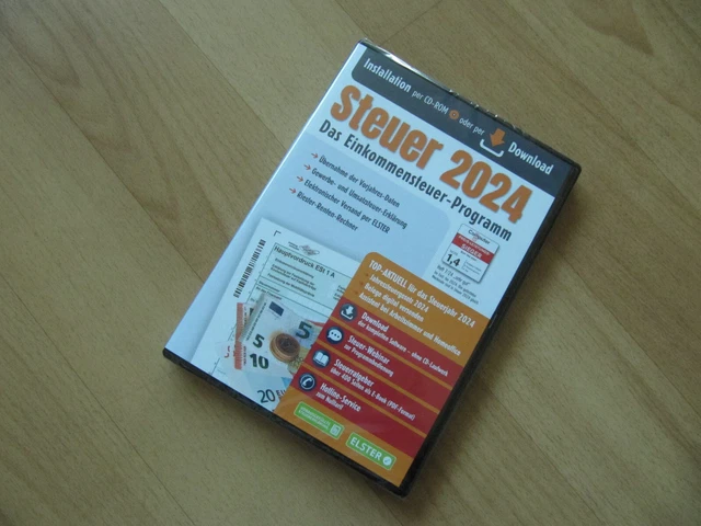 ALDI STEUER 2024 CDROM für das Jahr 2024 Einkommensteuer NEU OVP EUR