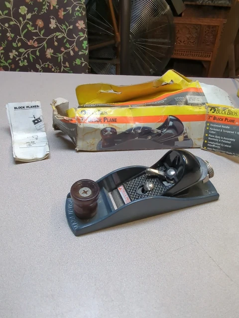 Buck bros 7 adjustable block plane deals