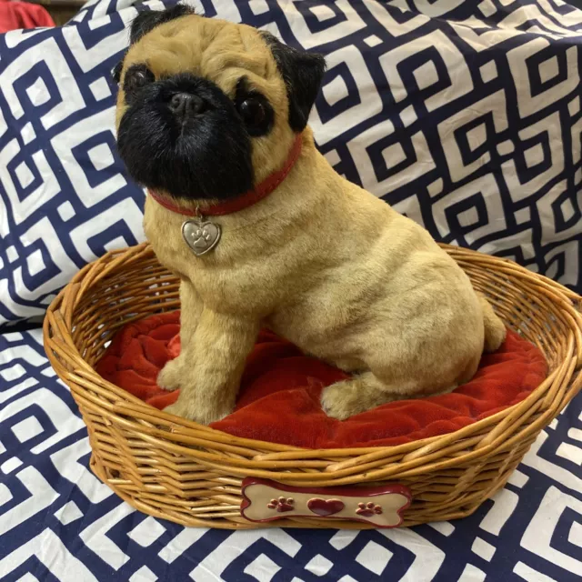 Retired Danbury Mint Wanna Play Chinese Pug