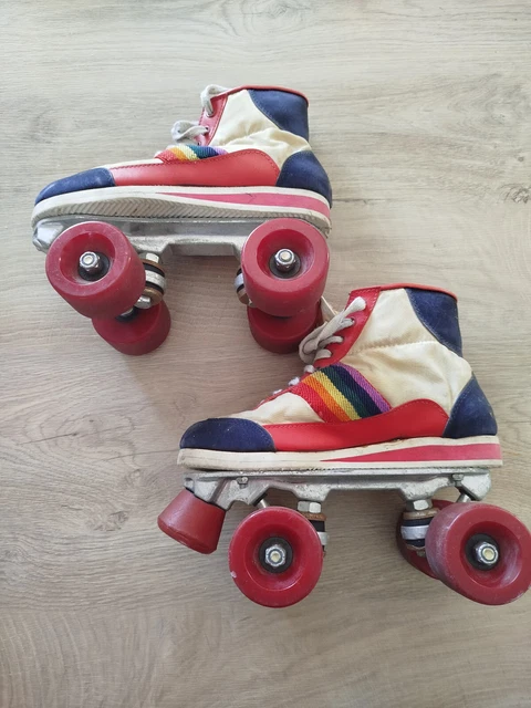 Ancienne Paire De Patins à Roulettes Flash - Taille 40, High Peak, Rollers En Ligne Rétro, Occasion