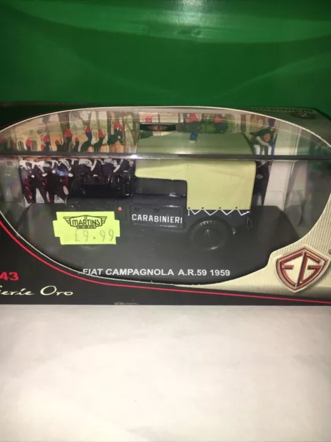 Edison Giocattoli Eg Fiat Campagnola Carabinieri 1/43 police car