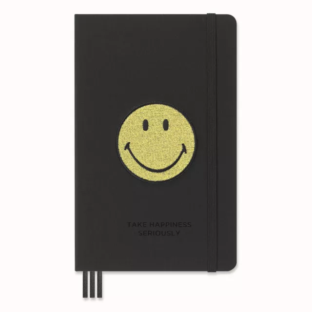 Moleskine - Positivity in Motion Undated Diary, Limited Edition Smiley Hard Cove