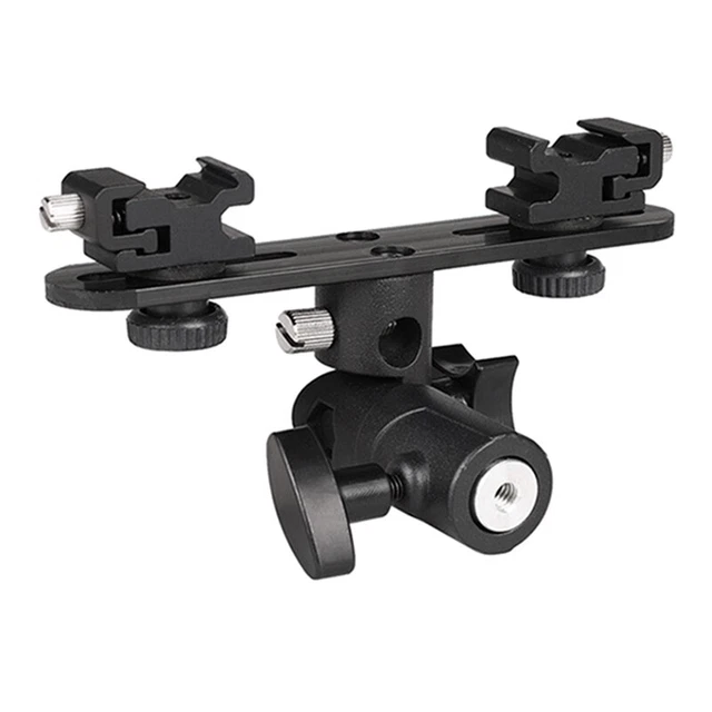 Equipo FotográFico Flash E-Type PortaláMparas Dual CáMara Soporte de LáMpara DK1