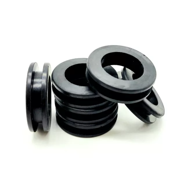 1 1/2" Panel Hole Rubber Wiring Grommets 1 1/4" ID for 1/4" Thick Wall Bushings