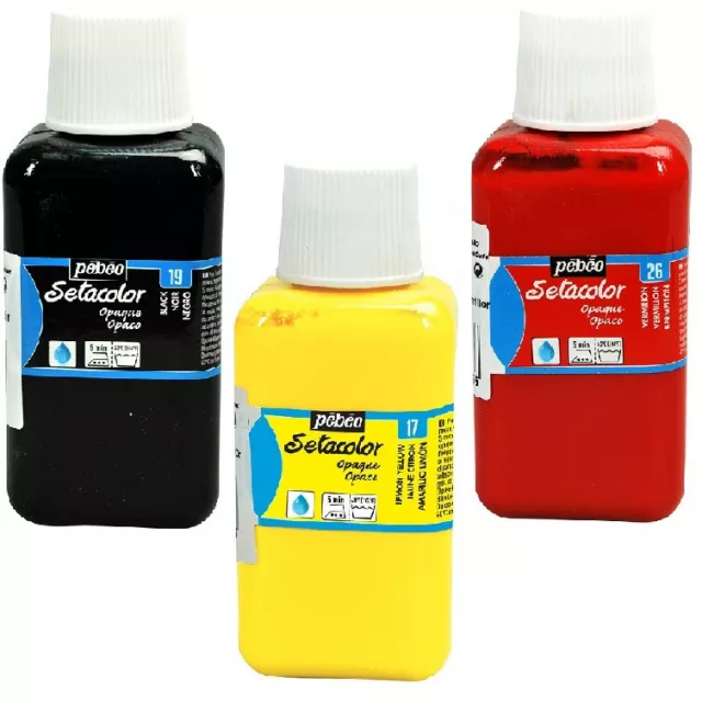 Pebeo Setacolor OPAQUE / MOIRE' Colore per tessuto 250 ml - SCEGLI IL COLORE