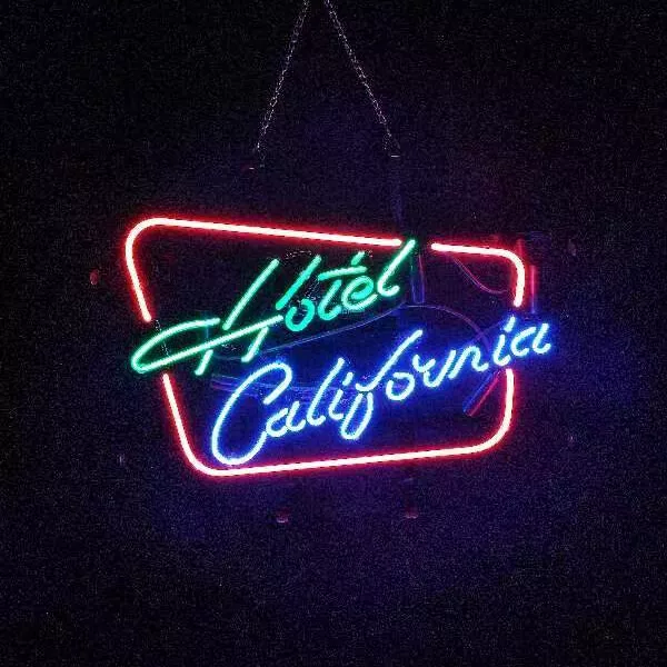 Hotel California 17"x14" Real Glass Neon Sign Beer Shop Wall Decor Custom Craft 2