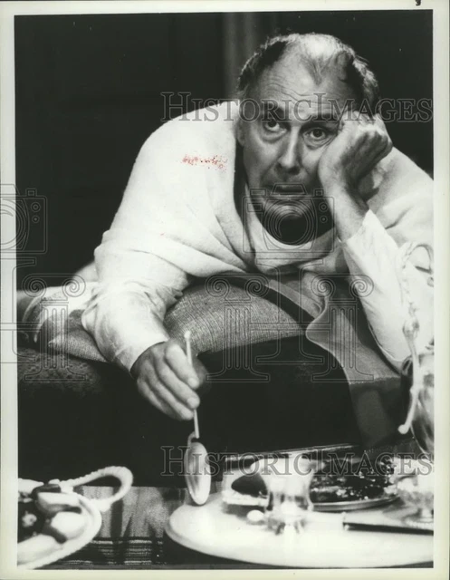 1985 Press Photo Actor Richard Kiley as Claudius in "A.D." NBC Tv Miniseries