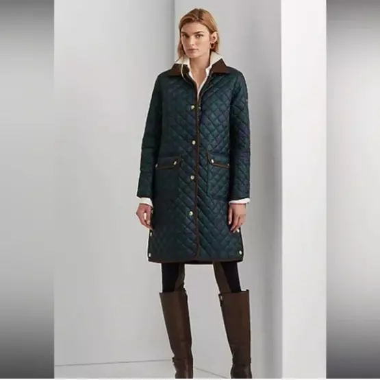 Lauren Ralph Lauren Diamond Quilted Coat