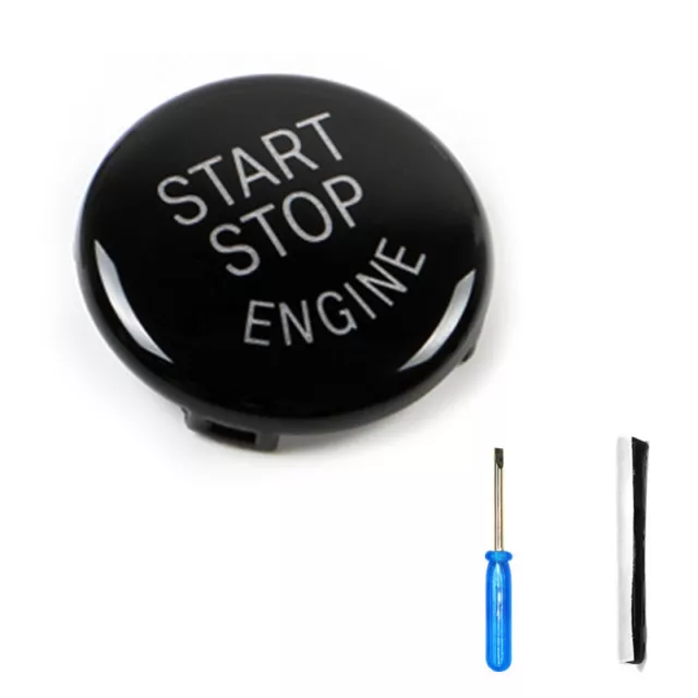 Pour BMW E60 E70 E90 E92 Série 3/5 noir moteur start stop interrupteur housse bouton