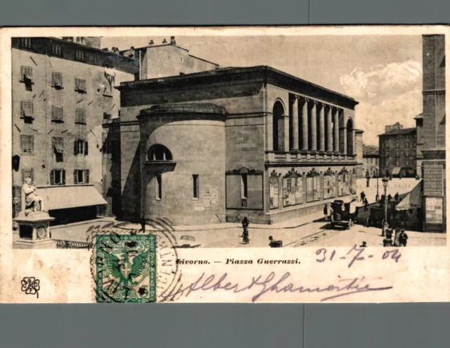 Livorno Piazza Guerrazzi F. piccolo  spedita