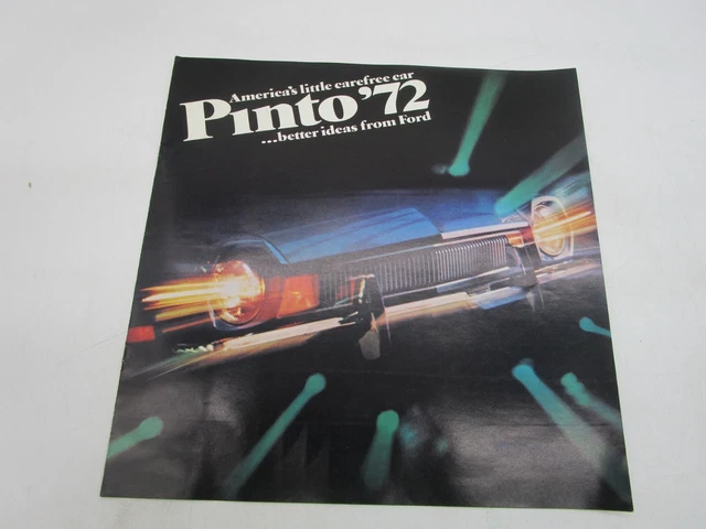 Vintage Car Dealership Advertising Brochure *1972 FORD PINTO*