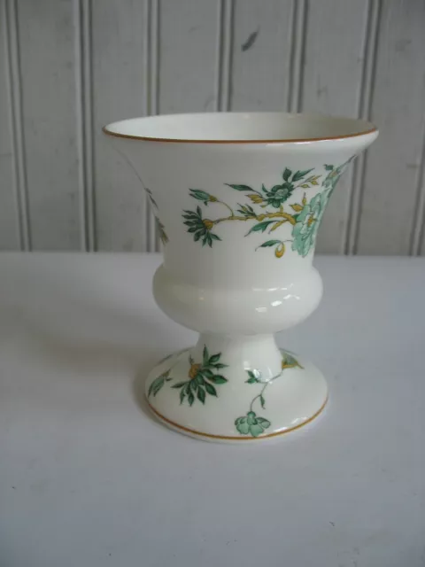Vintage Crown Staffordshire Knochenporzellan KOWLOON 3 3/4" Posy Pot Vase Urne England 3