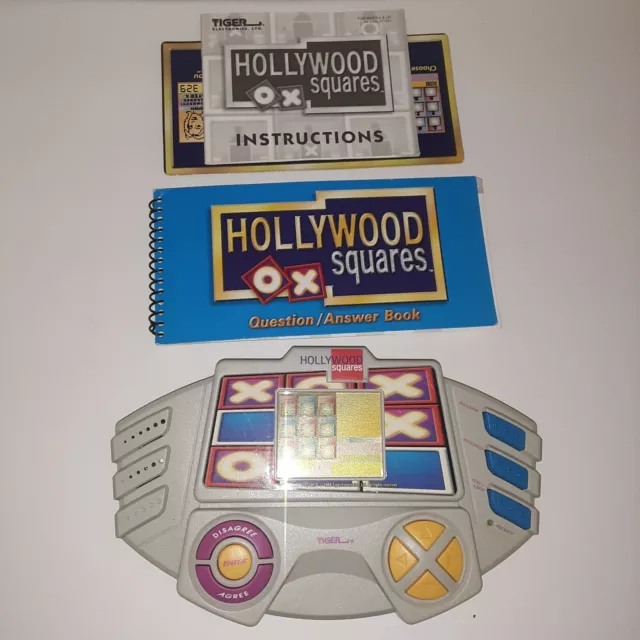Vintage 1999 Tiger Electronics Hollywood Squares Electronic Handheld Game  WORKS