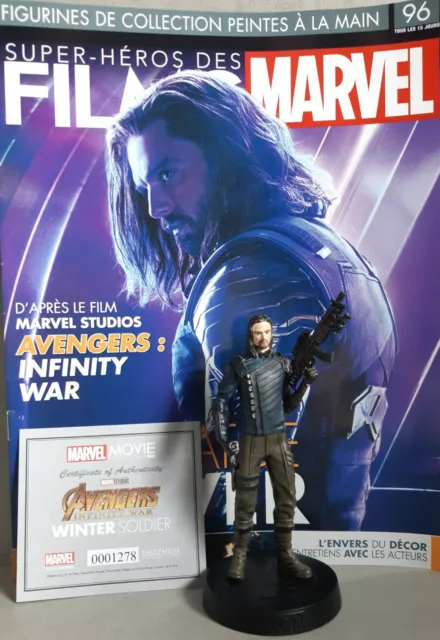 Marvel Movie Collection #96 Winter Soldier Figurine (Avengers: Infinity War) Fr