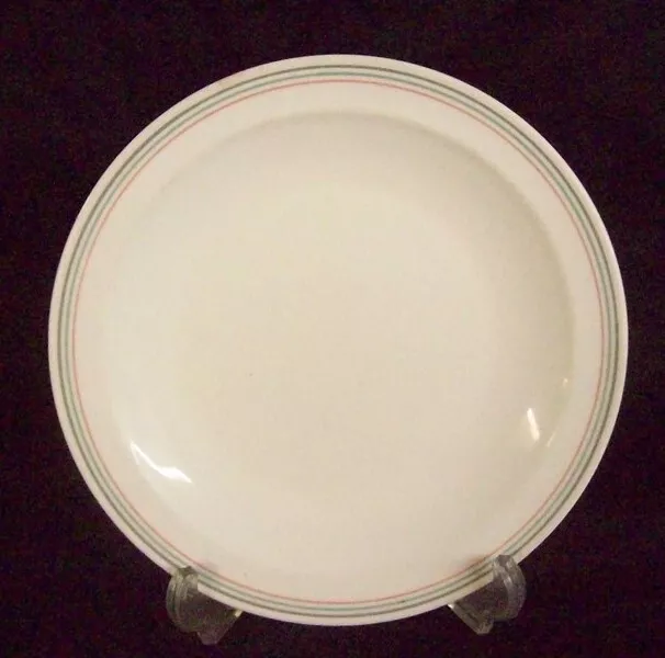 Restaurant Supplies 12 CORNING WARE PYROCERAM PLATES 9" White Gray Blue Pink