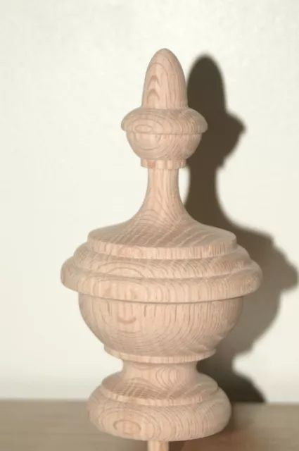 WOOD FINIAL UNFINISHED FOR NEWEL POST FINIAL OR CAP  Finial #18