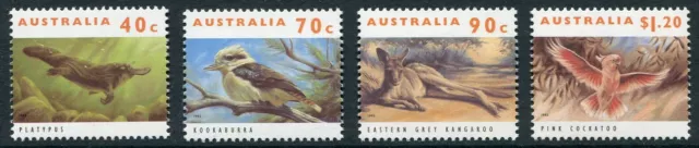 1993 Australian Wildlife II Definitives Set Of 4 Mint Never Hinged, Clean