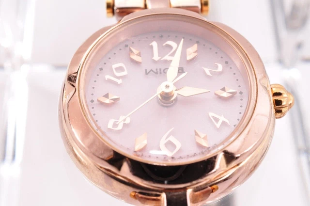 CITIZEN WICCA B036 R004883 Pink Gold tone womens Wrist 14cm sold