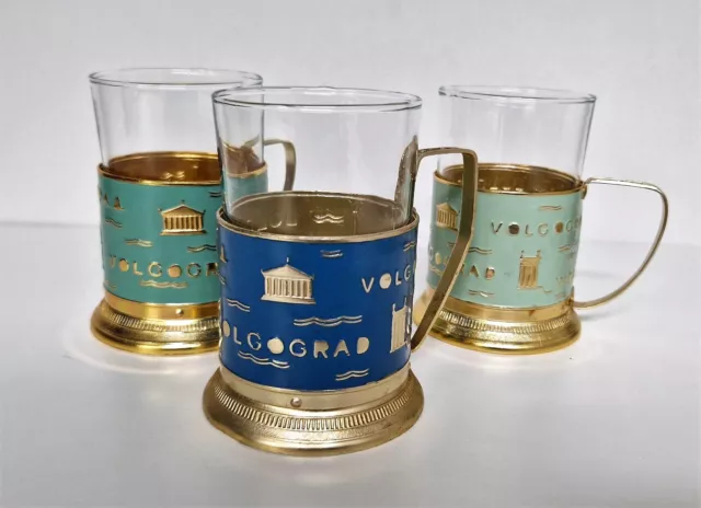 3 soportes de vidrio de té soporte de vidrio vaso de té canico de podsta soporte de vidrio té Rusia