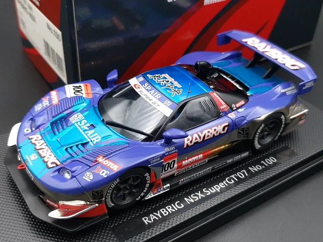 MINIATURE VOITURE AUTO 1:43 Ebbro Raybrig Nsx Jgtc 1997 Racing