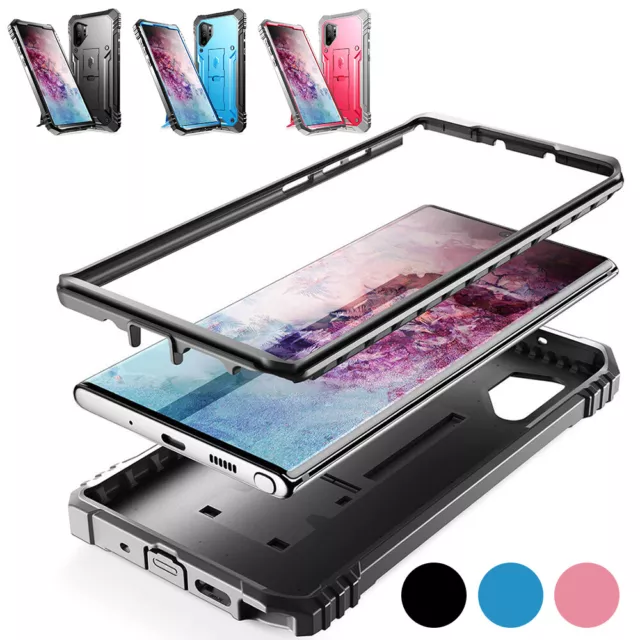 For Samsung Galaxy Note 10 Plus 5G Case, Heavy Duty Shockproof Cover with Stand