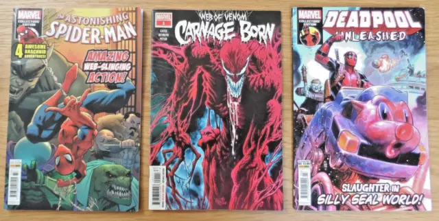 Marvel Comics  - Venom, Deadpool & Spiderman