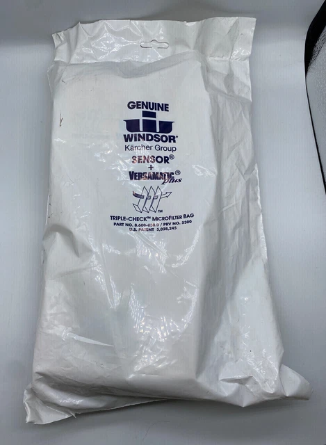 Genuine Windsor Sensor Versamatic Plus Triple-Check Vacuum Bags 5300 10pk New