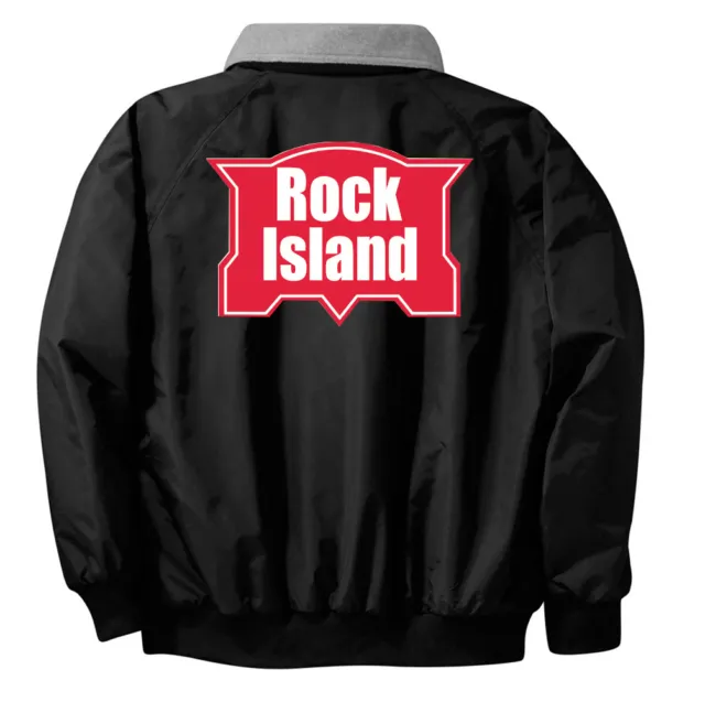 Chicago Rock Island & Pacific Embroidered Jacket Front and Rear [19r]