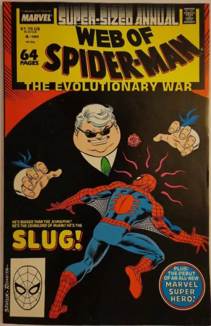 Web of Spider-Man #4 ANNUAL Marvel Comics 1988 VFNM