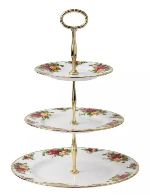 Royal Albert 'Old Country Roses' 3 Tier Cake Stand NIB ~ SAME DAY SHIPPING 💕