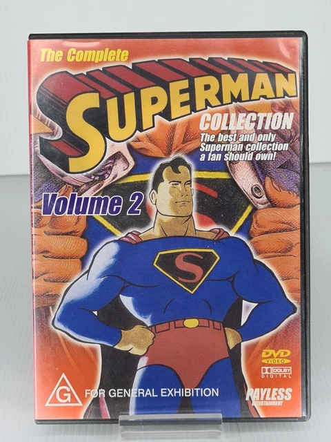 SUPERMAN COLLECTION VOL 2 DVD cartoon animation action hero man of