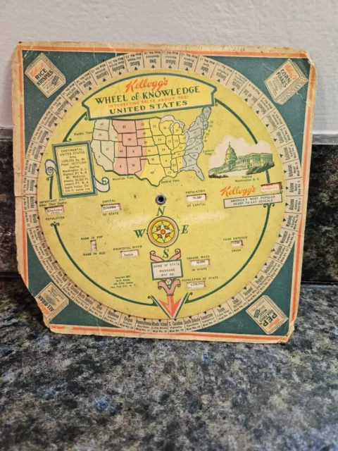 1931 Kellogg's Wheel of Knowledge