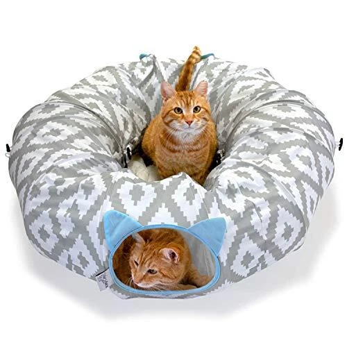 Kitty City Large Cat Tunnel Bed Cat Bed Pop Up Bed Cat Toys