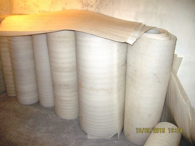 5 m² PE-Schaum 5 mm dick, 1070 mm breit
