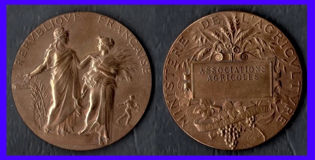 MED10525 - MEDAILLE ASSOCIATIONS AGRICOLES par ALPHEE DUBOIS
