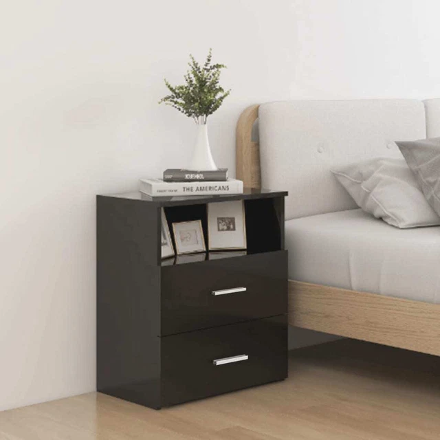 1/2x Table de Chevet 50x32x60 cm Table de Nuit Armoire Multicolore vidaXL