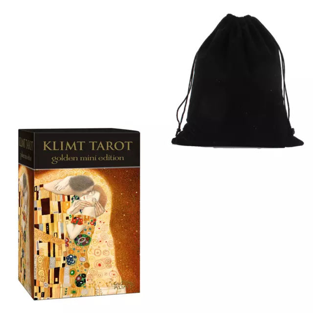 Klimt Tarot Cartes Doré Poche Édition Pont Esoteric Lo Scarabeo Avec Sac SP02