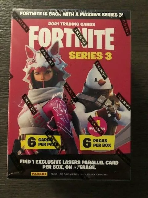 2021 Panini Fortnite Series 3 Trading Card Blaster Box Factory Sealed