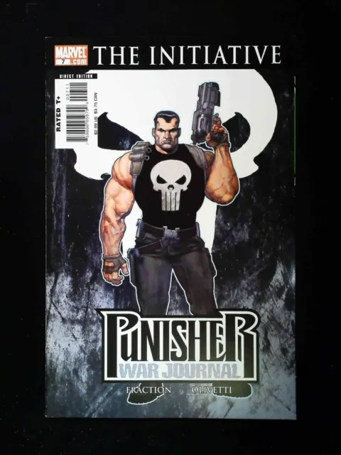 Punisher War Journal #7B (2Nd Series) Marvel Comics 2007 Vf+  Olivetti Variant