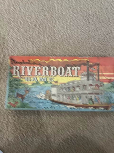 DISNEYLAND RIVERBOAT GAME Vintage Parker Brothers Board Game