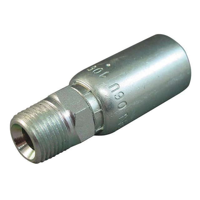 KURT MP-12-12 Crimp Fitting,Straight,3/4" ID,NPT