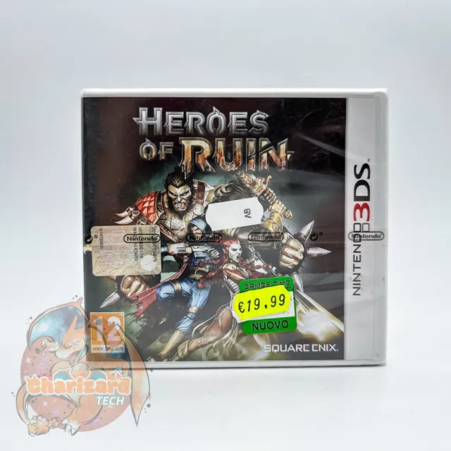 Heroes of Ruin 🛡️ ITA New Nuovo Sealed 🌟 SQUARE ENIX Nintendo 3DS ⚡️ OCCASIONE