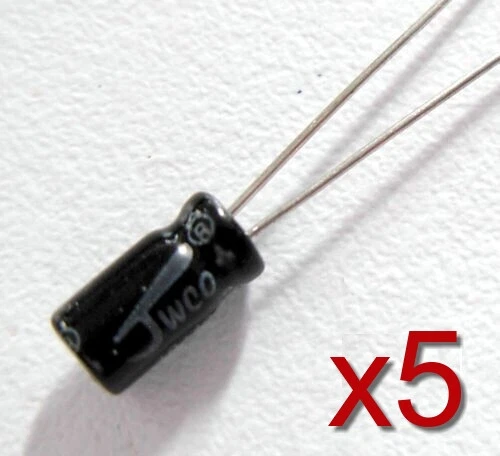 5x condensateur électrolytique 16V 47uF Radial Capacitor Aluminium 8x4mm