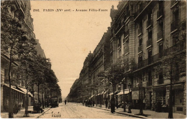 CPA PARIS 15th Avenue Felix-Faure F. Fleury (1249256)