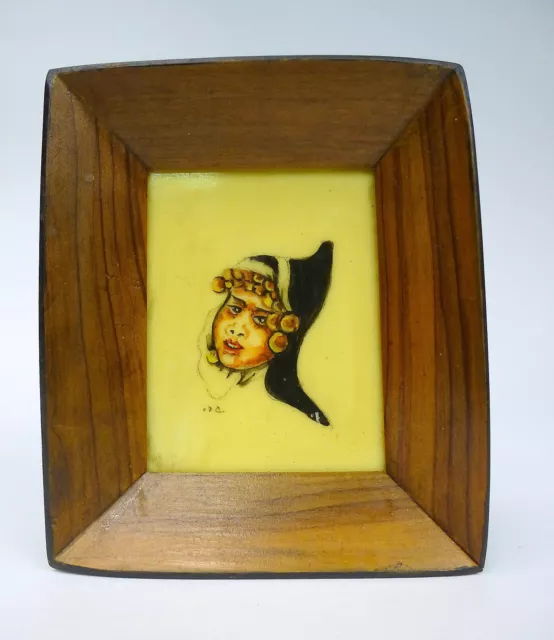 Judaica Bild signiert datiert 1966 Israel